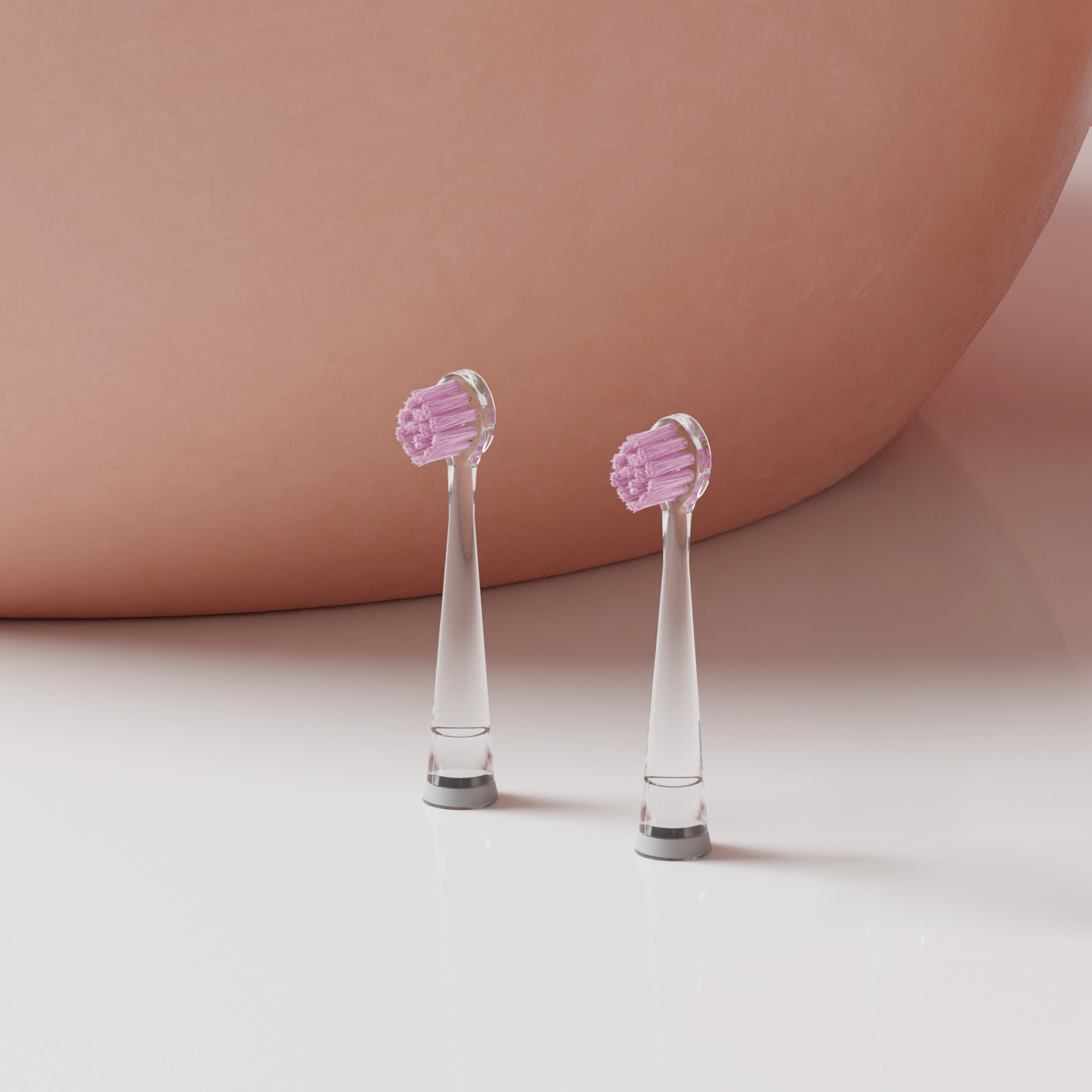 Têtes de brosse à dents NEOBABY rose -2550Cfp le lot de 2