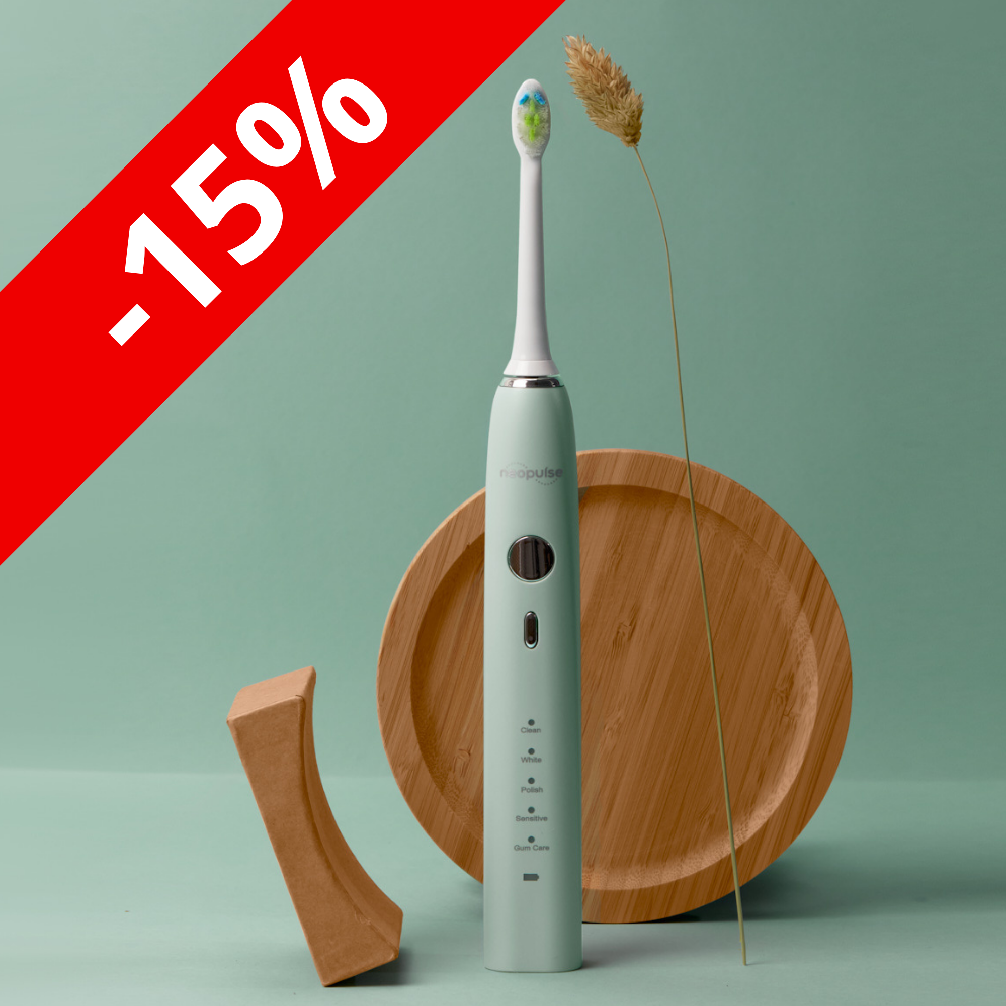 Brosse à dents NEOSONIC Verte Sauge (10 880 Cfp au lieu de 12 800 Cfp)